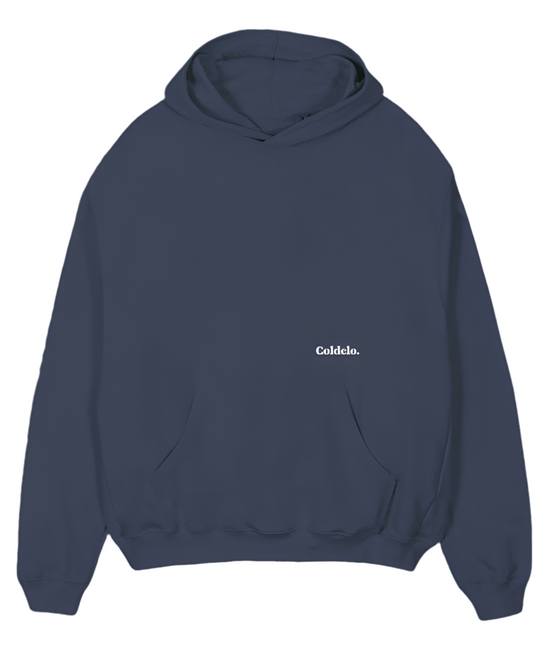 Navy blue oversized hoodie