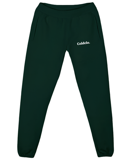 Racing green relaxed track pant