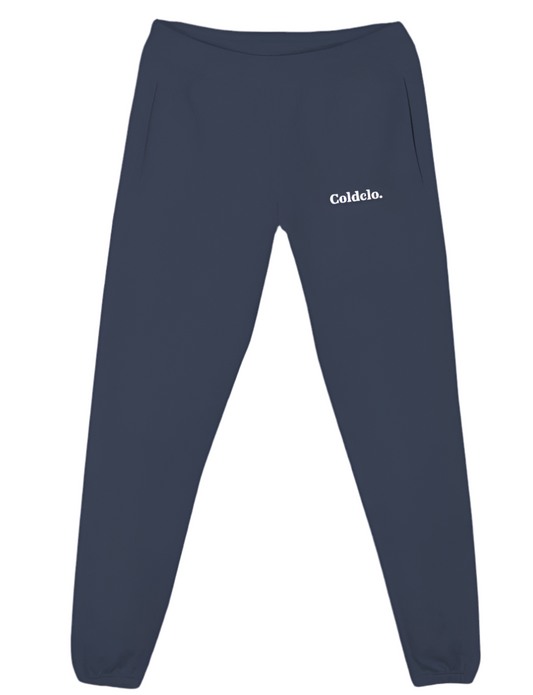 Navy blue relaxed track pant